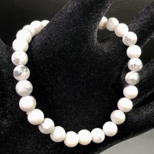 Bracelet en howlite « perles de 6mm »