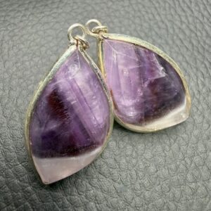 Boucles d'oreilles améthyste