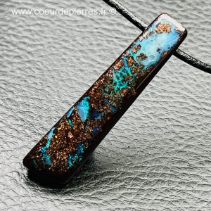 Pendentif en opale boulder d’Australie de 56 carats (réf po8)