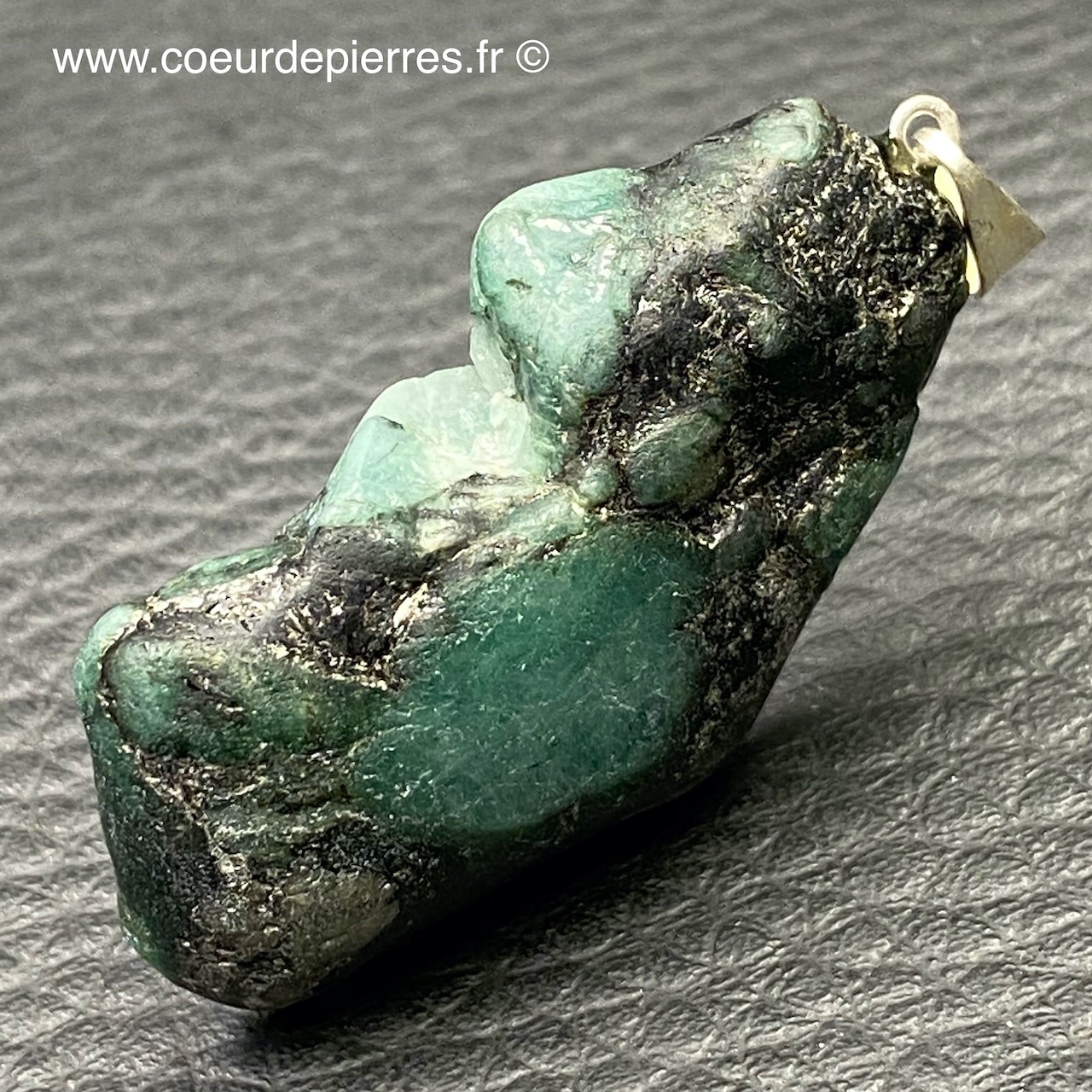 Crstal de tourmalne bleu à capuchon vert - Etsy France