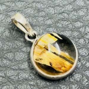 Pendentif en Quartz Rutile