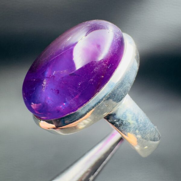 Bague d'Améthyste du Brésil "Taille 53" (réf ba17) – Image 2