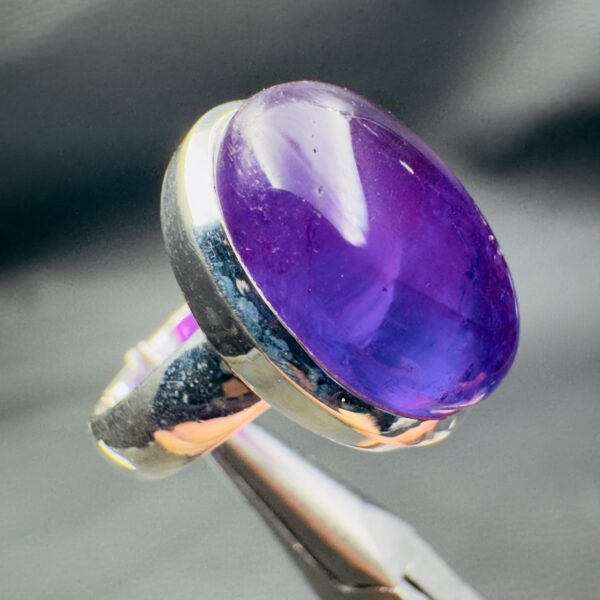 Bague d'Améthyste du Brésil "Taille 53" (réf ba17) – Image 3