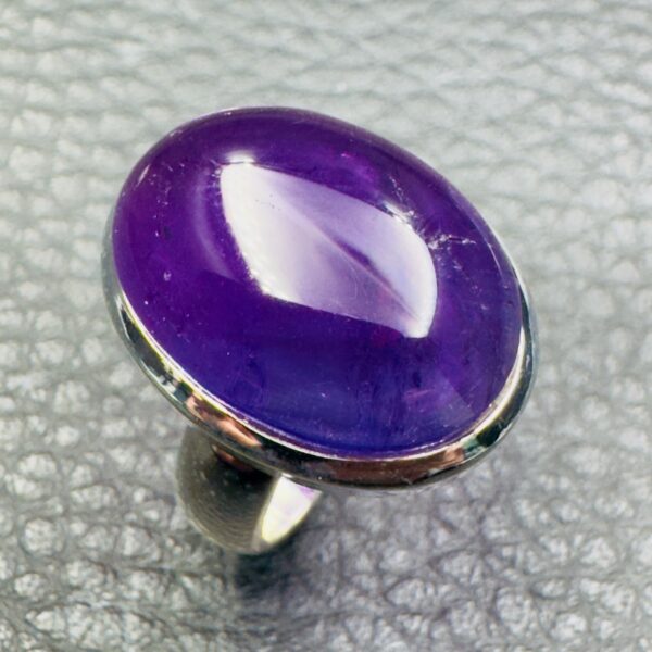 Bague d'Améthyste du Brésil "Taille 53" (réf ba17) – Image 4