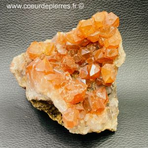 Druse de quartz hematoïde du Puy de Dôme, France (réf dqh8)