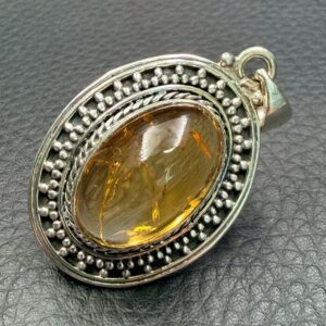 Pendentif en citrine Naturelle