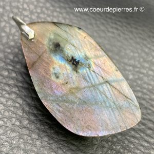 Pendentif labradorite pêche de Madagascar (réf lps30)