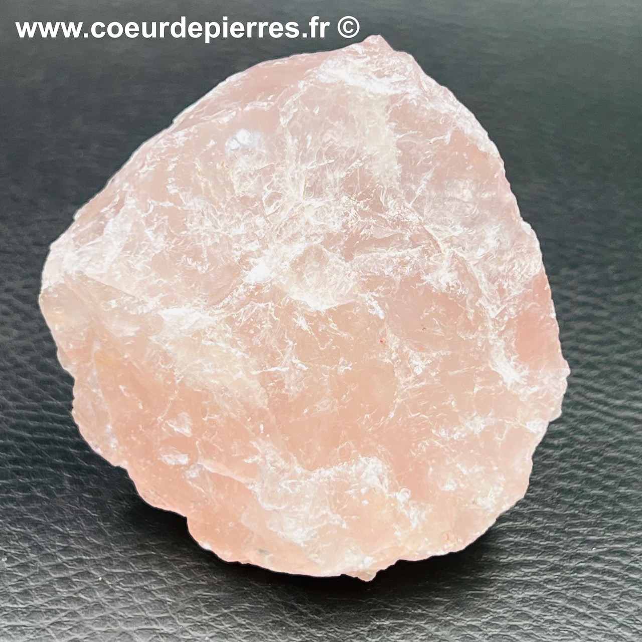 Bloc brut de quartz rose de Madagascar 0,170Kg (réf prb3)