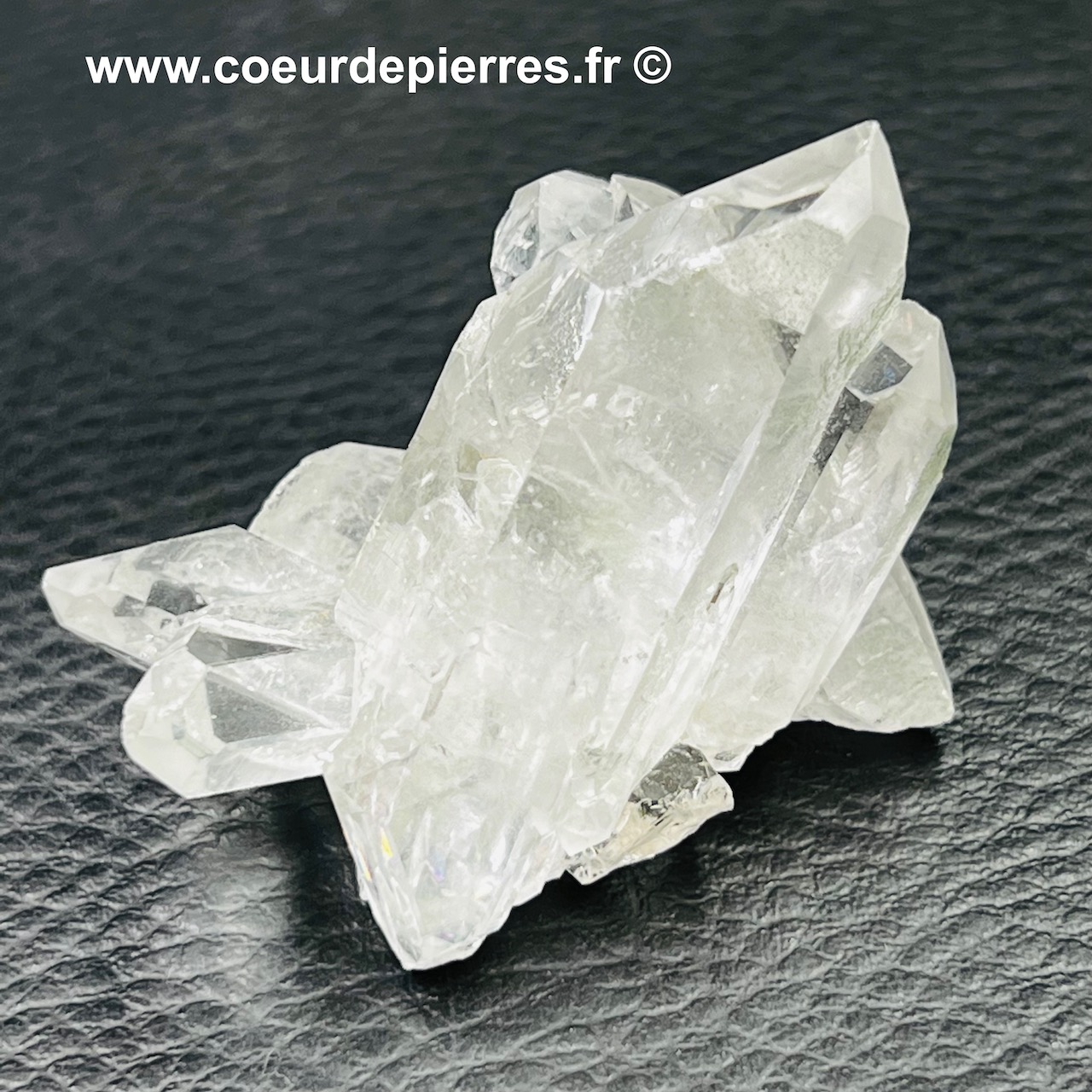 Druse de cristal de roche du Brésil (réf gq15)