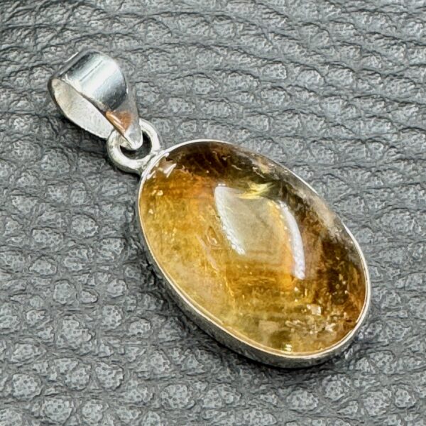 Pendentif en Citrine Naturelle de Madagascar (réf ci4) – Image 2