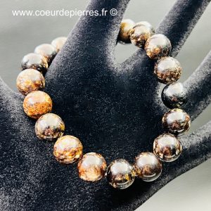 Bracelet en biotite d’Italie « perles 10mm »