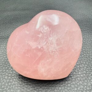 Coeur en Quartz Rose