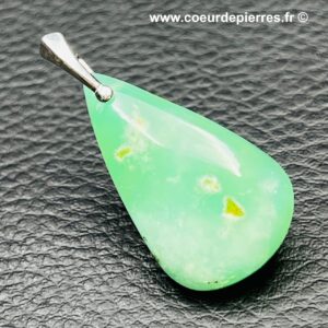 Pendentif en chrysoprase du Brésil (réf cp5)