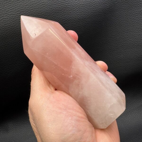 Prisme en Quartz Rose de Madagascar (réf pqr10) – Image 5