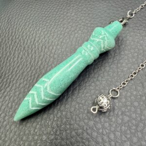 Pendule de Thôt en Aventurine Verte