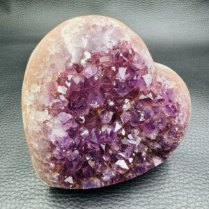 Coeur en Améthyste
