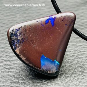 Pendentif en opale boulder d’Australie de 41,5 carats (réf po9)