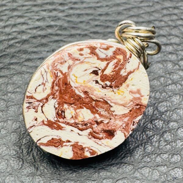 Pendentif en Opale de Feu du Mexique (réf pom6) – Image 4