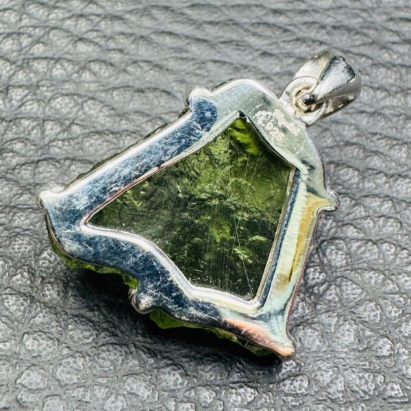 Pendentif Moldavite «Chlum» de République Tchèque (réf pdm17) – Image 4