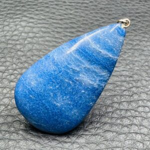 Pendentif en Aventurine Bleue