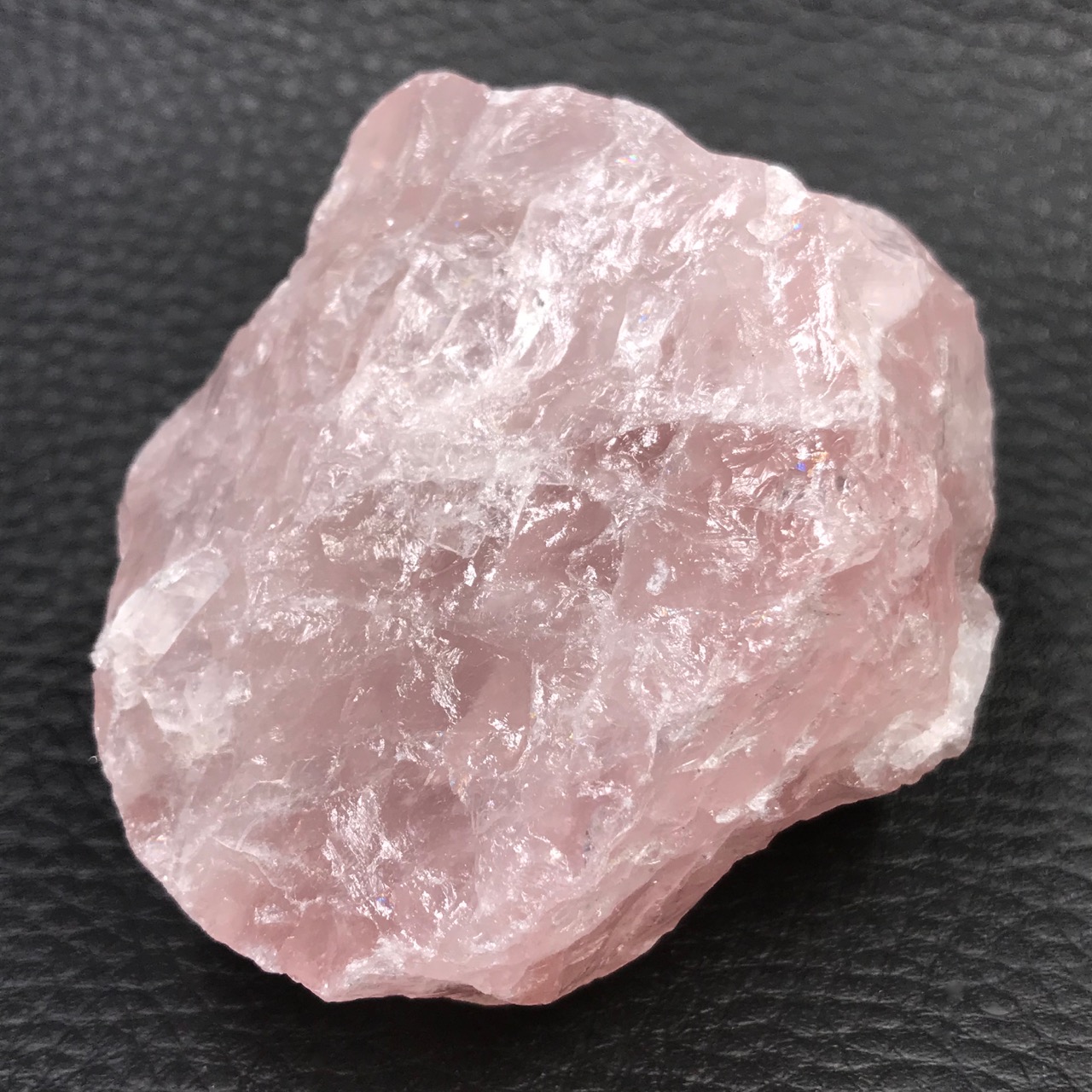 Bloc brut de quartz rose de Madagascar 0,181 Kg (réf prb6) Cœur de Pierres