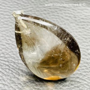 Pendentif quartz fumé du Brésil (réf pcf7)