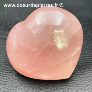 Coeur en Quartz Rose