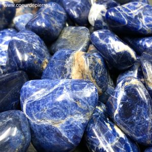 Sodalite du Pakistan pierres roulées “grande taille”
