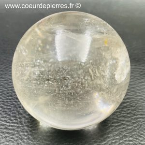 Sphère en Cristal de roche de Madagascar (réf scr1)