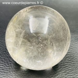Sphère en Cristal de roche de Madagascar (réf scr1)