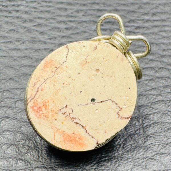 Pendentif en Opale de Feu du Mexique (réf pom17) – Image 4