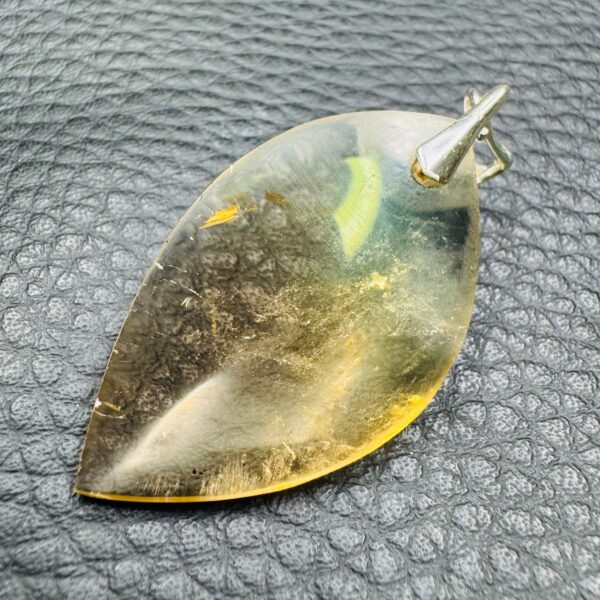 Pendentif citrine naturelle de Madagascar (réf ci7) – Image 2