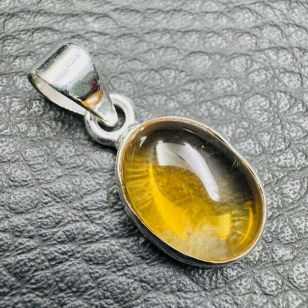 Pendentif en citrine naturelle de Madagascar (réf ci2) – Image 2