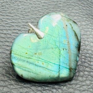 Pendentif Labradorite Bleu Lagon