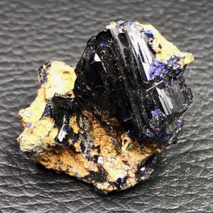 Azurite cristallisée du Maroc (réf azm32)