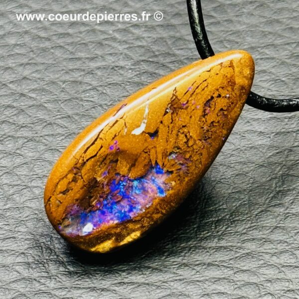 Pendentif opale boulder