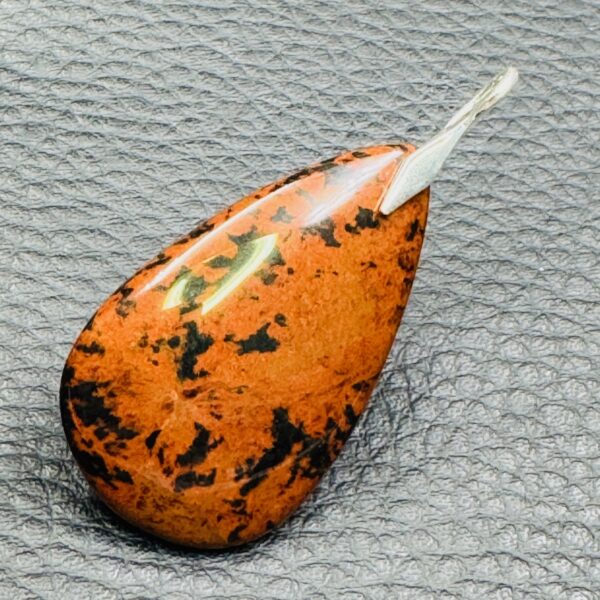 Pendentif en Obsidienne Acajou