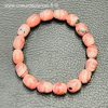 Bracelet en Rhodochrosite du Pérou "perles ovales 8mm" – Image 3