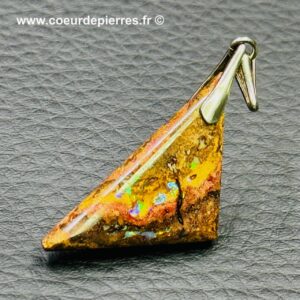 Pendentif en opale boulder d’Australie de 25 carats (réf po15)