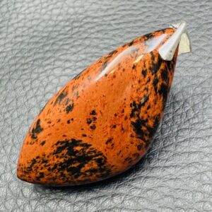 Pendentif en Obsidienne Acajou