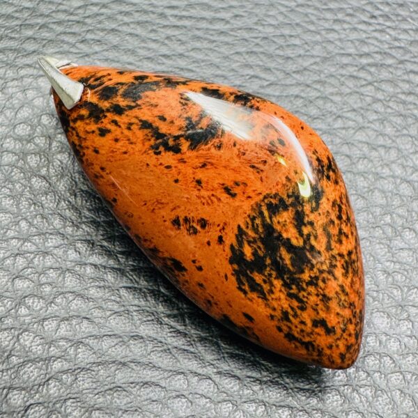 Pendentif en Obsidienne Acajou « Mahogany » du Mexique (réf poa9) – Image 2
