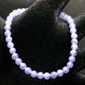 Bracelet en tanzanite de Tanzanie « perles de 4 mm »
