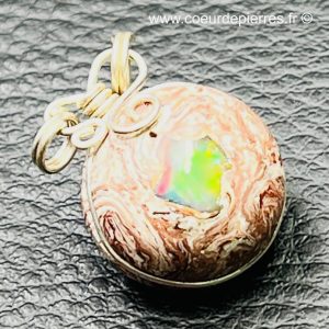 Pendentif en Opale de feu du Mexique (réf pom24)