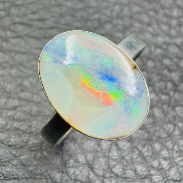 Bague avec Opale Boulder d'Australie (réf bo6) – Image 4