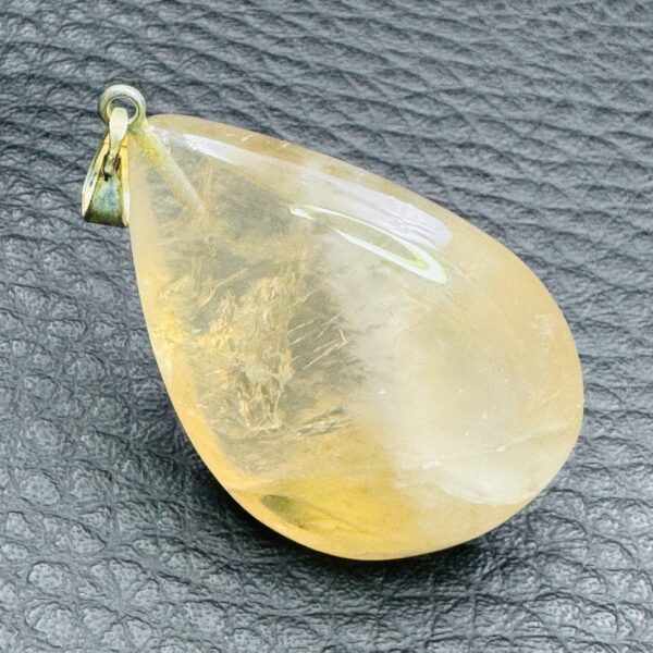 Pendentif en citrine naturelle de Madagascar (Réf ci3) – Image 3