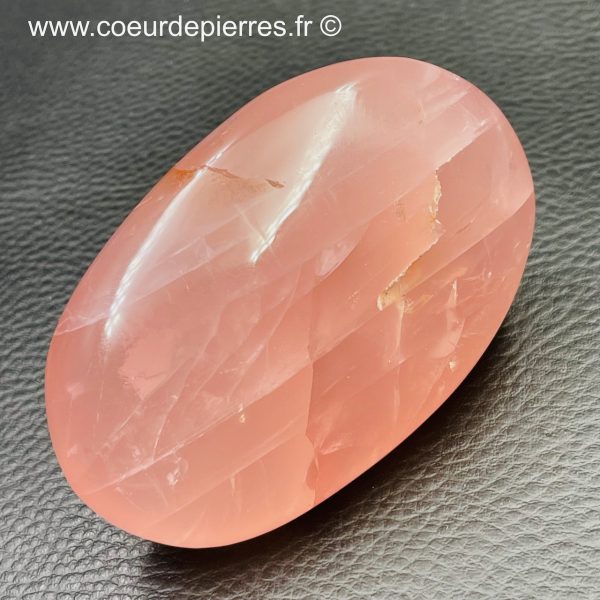 Galet en quartz rose