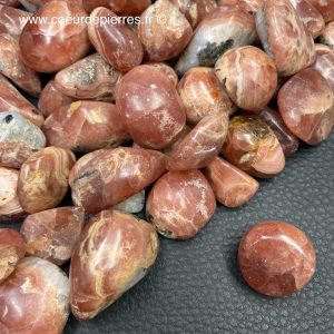 Rhodochrosite du Chili en pierres roulées “taille moyenne”