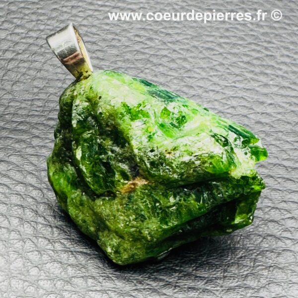 Pendentif en chrome diopside