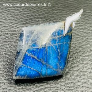 Pendentif labradorite bleu abyssal (réf lba10)
