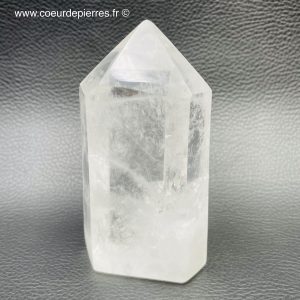 Grand prisme de cristal de roche 0,367Kg (réf cr9)